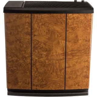 H12-400HB 4-Speed Whole-House Console-Style Evaporative Humidifier, Oak Burl
