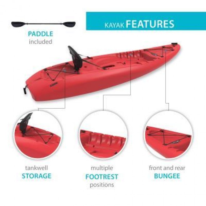 Hydros 85 Sit-On-Top Kayak (Paddle Included) 188