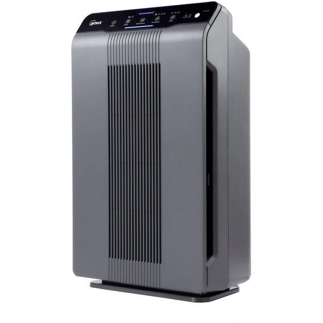 5300-2 Air Purifier with True HEPA, PlasmaWave and Odor Reducing Carbon Filter,Gray