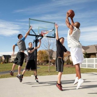 Mammoth In-Ground Basketball Hoop (72-Inch Tempered Glass) 365