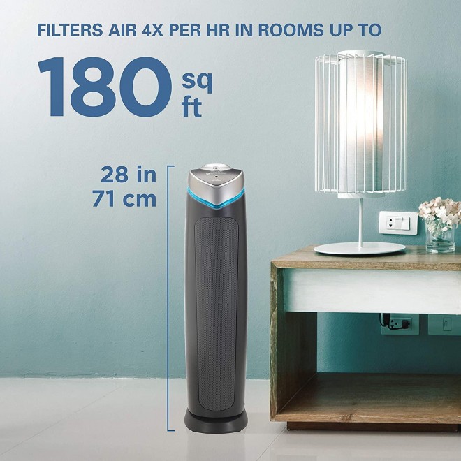 Technologies True HEPA Filter Air Purifier with UV Light Sanitizer, AC50002PK 1 Count