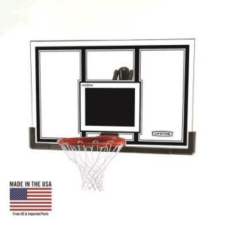 Basketball Backboard and Rim Combo (54-Inch Polycarbonate) 129