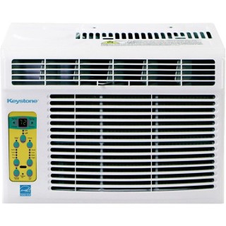 8,000 BTU Window Mounted Air Conditioner | Follow Me LCD Remote Control | Energy Saver Sleep Mode | 24H Timer | Auto-Restart | AC for Rooms up to 350 Sq. Ft | KSTAW08BE, 13.400, White