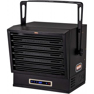 EG10000DH Dual Heat 10,000W Electric Garage Heater, Black