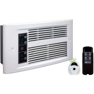 Electric PX Eco2S 1750W 240V 2-Stage Smart Electric Wall Heater With Thermostat and Remote Control, White Dove