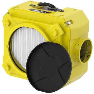 CleanShield HEPA 550 Industrial Commercial HEPA Air Scrubber, cETL Listed, GFCI Outlet, 10 Years Warranty, Yellow