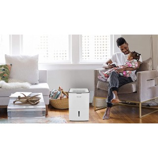 Energy Star 50 Pints-Per-Day Wi-Fi Controls, Large Dehumidifier for Home, Basement, and More, FGAC5044W1, White