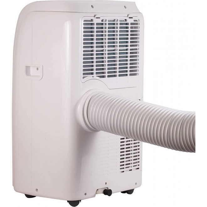 BPACT08WT Portable Air Conditioner with Remote Control, 5,000 BTU DOE (8,000 BTU ASHRAE), Cools Up to 150 Square Feet, White