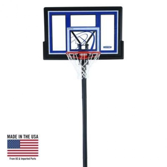 Adjustable Portable Basketball Hoop (48-Inch Polycarbonate) 131