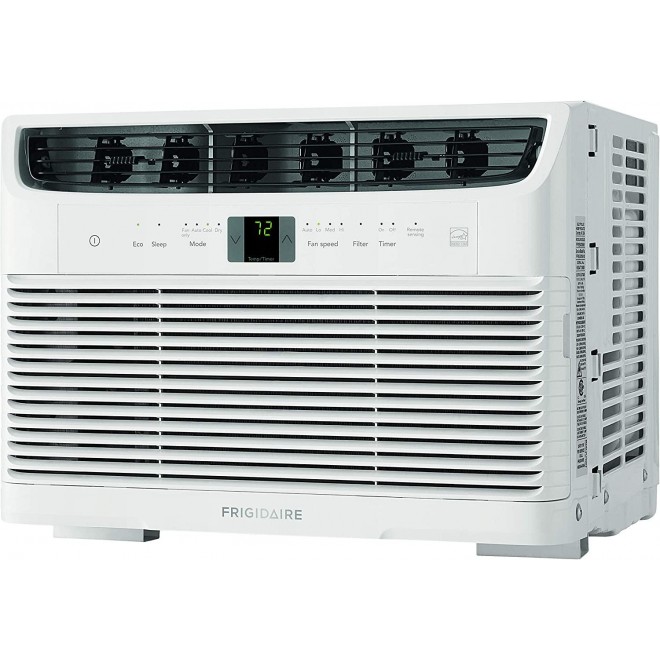 White Energy Star 5,000 BTU 115V Window-Mounted Mini-Compact Air Conditioner with Full-Function Remote Control