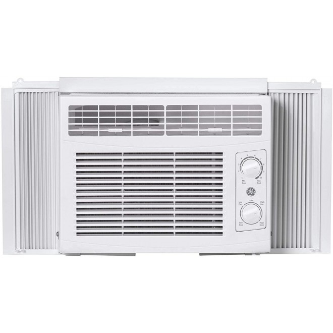 5,000 BTU Mechanical Window Air Conditioner, Cools up to 150 sq. Ft, Easy Install Kit Included, 5000 115V, White