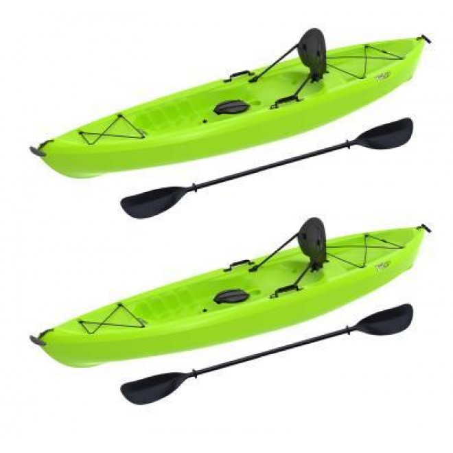 Tioga 100 Sit-On-Top Kayak - 2 Pack (Paddles Included) 303