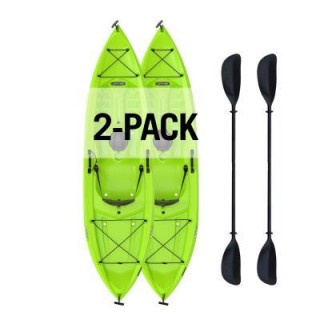 Tioga 100 Sit-On-Top Kayak - 2 Pack (Paddles Included) 303