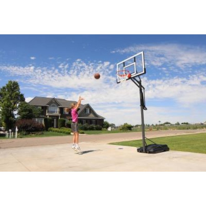 Adjustable Portable Basketball Hoop (54-Inch Acrylic) 301
