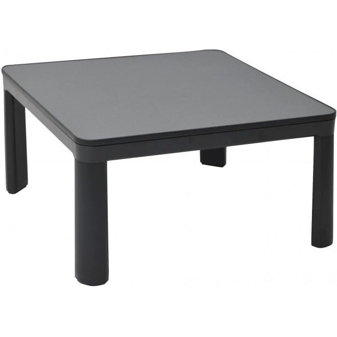 ESK-751(B) Casual Kotatsu Japanese Heated Table 75x75 cm Black