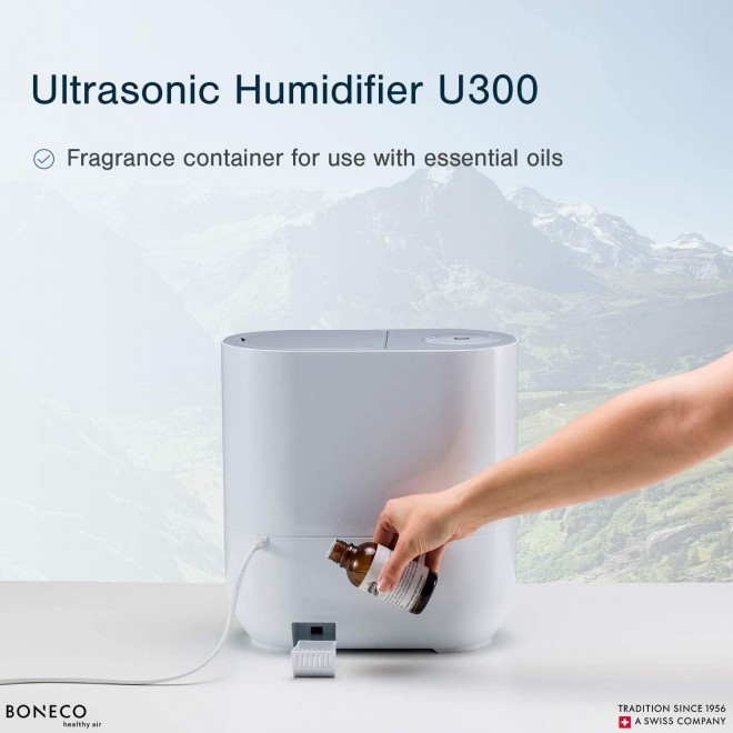 U300 Ultrasonic Humidifier, 540 sq ft, White