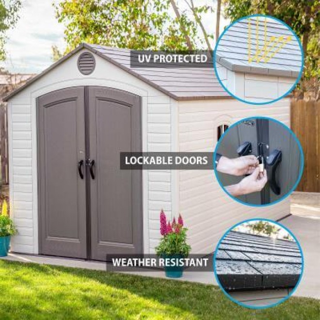 8 Ft. x 15 Outdoor Storage Shed 360