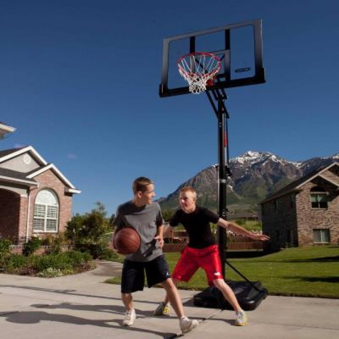 Adjustable Portable Basketball Hoop (52-Inch Polycarbonate) 221