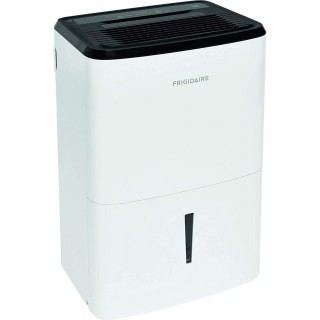 White 35-Pint Dehumidifier with Effortless Humidity Control