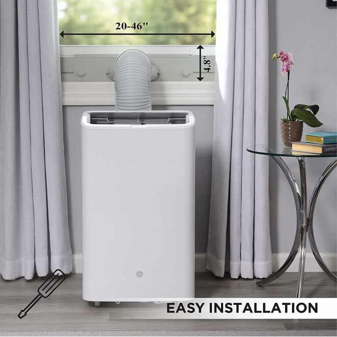 Appliances 9,000 BTU 3-IN-1 Portable Air Conditioner, APCA09YZMW, white humidty-meters