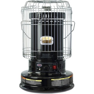 WK24BK 23,800 BTU Indoor Kerosene Convection Heater, Black