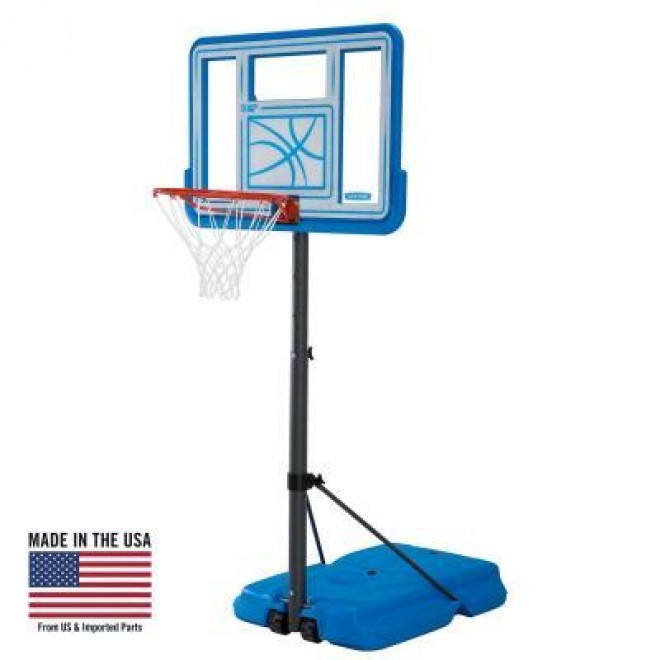 Pool Side Adjustable Portable Basketball Hoop (44-Inch Polycarbonate) 95