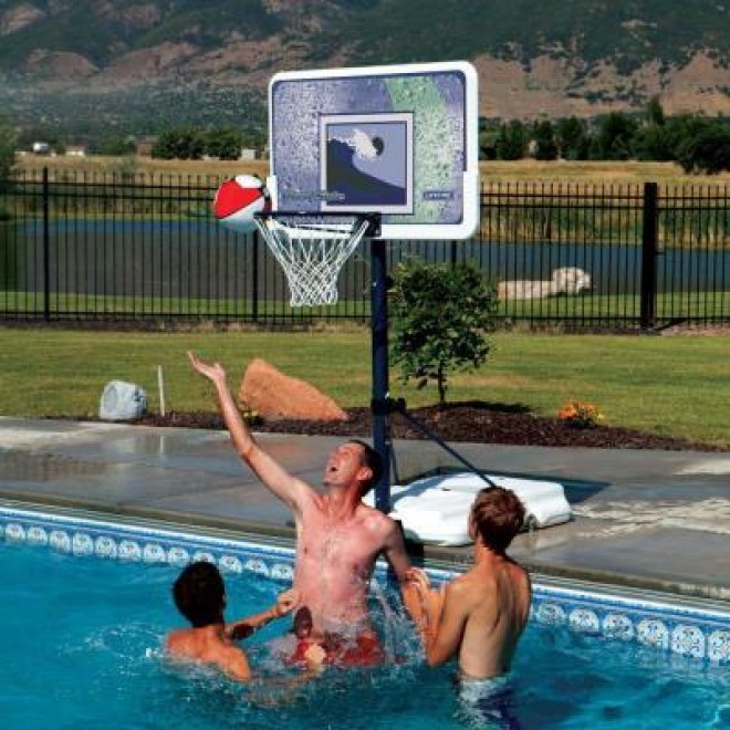 Pool Side Adjustable Basketball Hoop (44-Inch Impact) 51