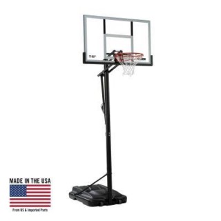Adjustable Portable Basketball Hoop (54-Inch Polycarbonate) 233