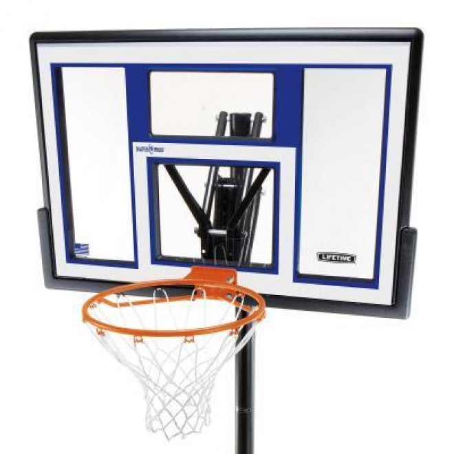 Adjustable Portable Basketball Hoop (48-Inch Polycarbonate) 130