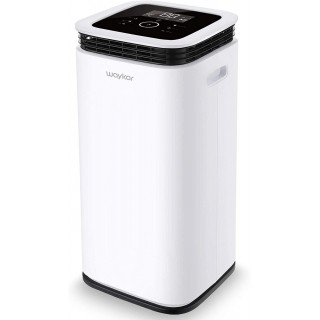 4500 Sq. Ft Dehumidifier for Home Basements Bedroom Garage, Removes 9 Gallons Moisture/Day, with Continuous Drain Hose, 1.18 Gallons Water Tank and Four Air Outlets