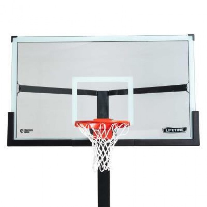 Mammoth Bolt Down Basketball Hoop (72-Inch Tempered Glass) 382