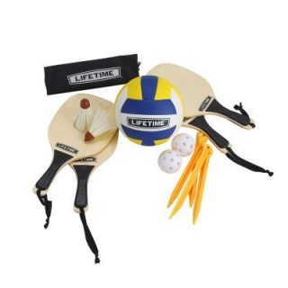 Outdoor Games Set with Paddles and Volleyball 39