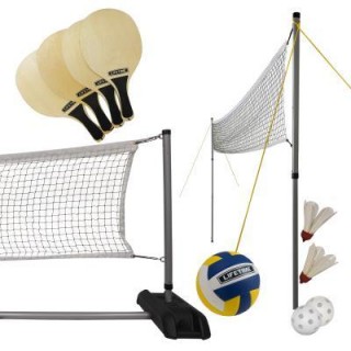 Outdoor Games Set with Paddles and Volleyball 39