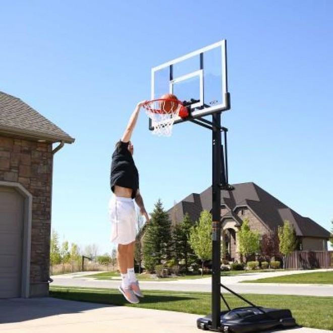 Adjustable Portable Basketball Hoop (54-Inch Polycarbonate) 277