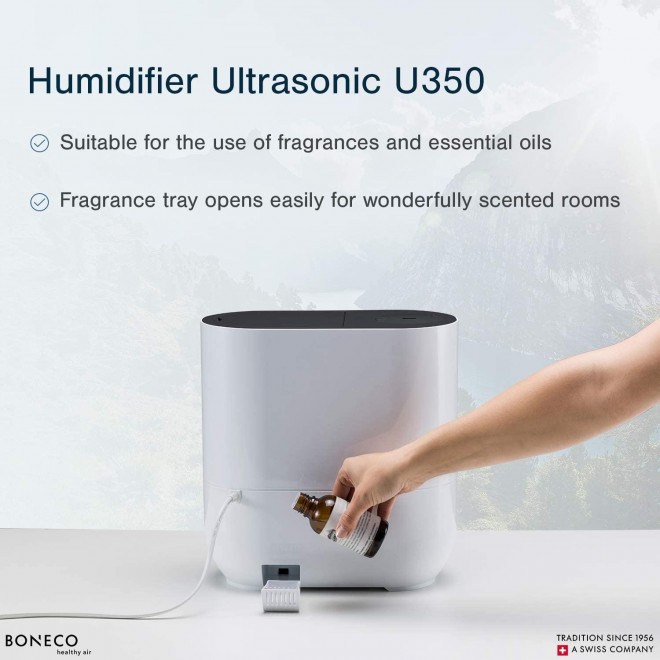 Warm or Cool Mist Ultrasonic Humidifier U350, Top-Fill