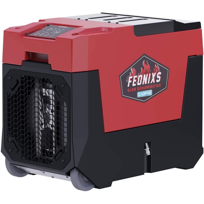 Feonixs WiFi Commercial Grade 180 Pint Dehumidifier with Pump, Includes Drain Hose and MERV-10 Filter - Large Capacity Portable Industrial Crawl Space Dehumidifier for Basement and Job Sites