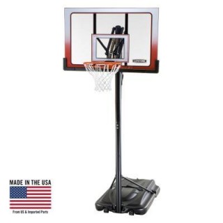 Adjustable Portable Basketball Hoop (52-Inch Polycarbonate) 194