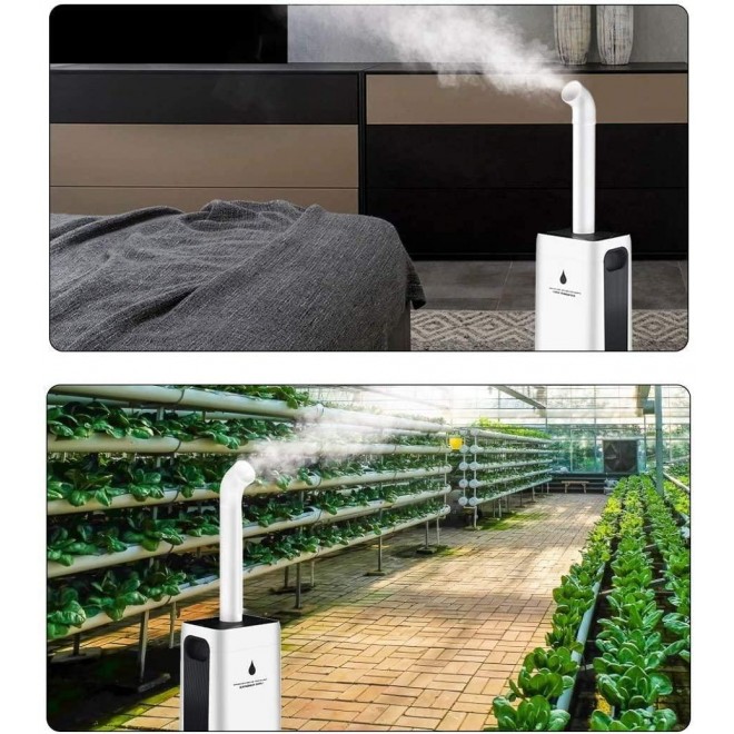 Commercial Humidifier Industrial Humidifier 85 Pints Per Day 24L Water Tank 1600-2100sq.ft for Green House Grow Room Office Home (110V, Upgraded Version)