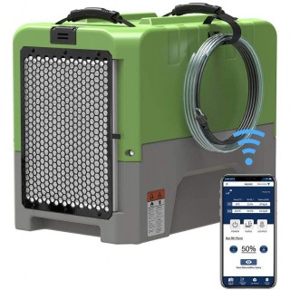 Smart WiFi Dehumidifier with Hose, Commercial Dehumidifier with Pump, 5 Years Warranty, cETL Listed, up to 180 PPD (Saturation), 85 PPD at AHAM, Flood Repair, Green