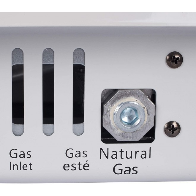 BFSS20NGT-2N 20,000 BTU Natural Gas Blue Flame Thermostatic Vent Free Wall Heater, White