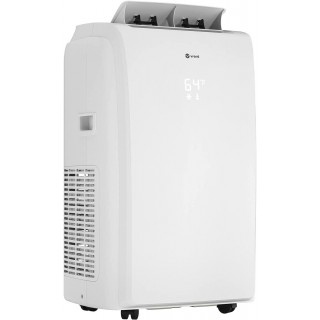 12000 BTU Portable Air Conditioner with Heat Function for 300 to 350 Sq Ft Rooms - Powerful AC Unit with Cooling Fan, Wheels, Reusable Filter, Auto Shut Off and LED Display