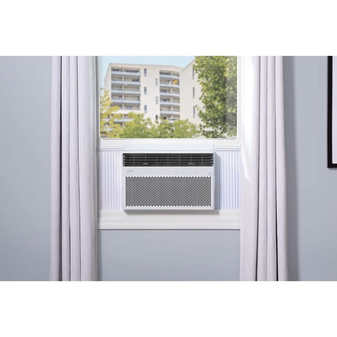 Energy Star 8,000 BTU Smart Electronic Medium Rooms up to 350 sq ft. Window Air Conditioner, 8000 115V, White