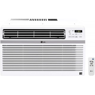 10,000 BTU 115V Window-Mounted Air Conditioner with Remote Control, White