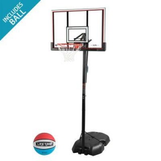 Adjustable Portable Basketball Hoop (48-Inch Polycarbonate) 148