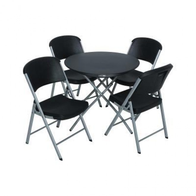 33-Inch Round Personal Table and (4) Chairs Combo 167