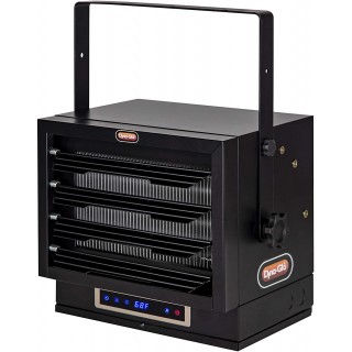 EG7500DH Dual Heat 7500W Electric Garage Heater, Black