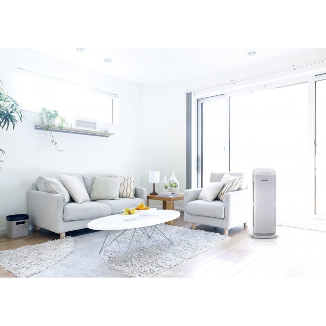 AP-1216L Tower Mighty Air Purifier with True Hepa & Auto Mode(Up To 330 Sq.Ft.),,White