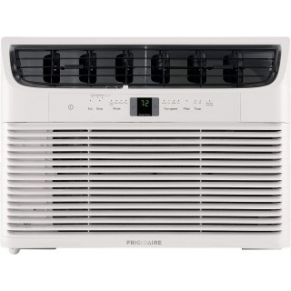 10,000 BTU 115V Window-Mounted Compact Air Conditioner with Remote Control, White