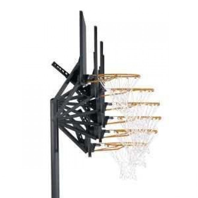 Adjustable In-Ground Basketball Hoop (44-Inch Polycarbonate) 55