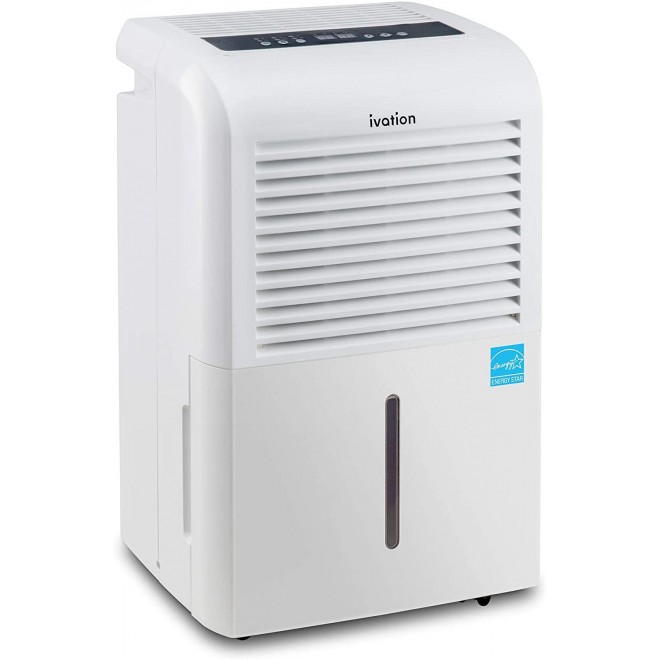 4,500 Sq Ft Energy Star Dehumidifier with Pump, Large Capacity Compressor Includes Programmable Humidity, Hose Connector, Auto Shutoff and Restart and Washable Filter (4,500 Sq Ft W/ Pump)